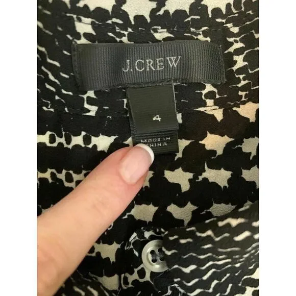 J Crew Button Down Collared Tank top - Picture 5 of 6